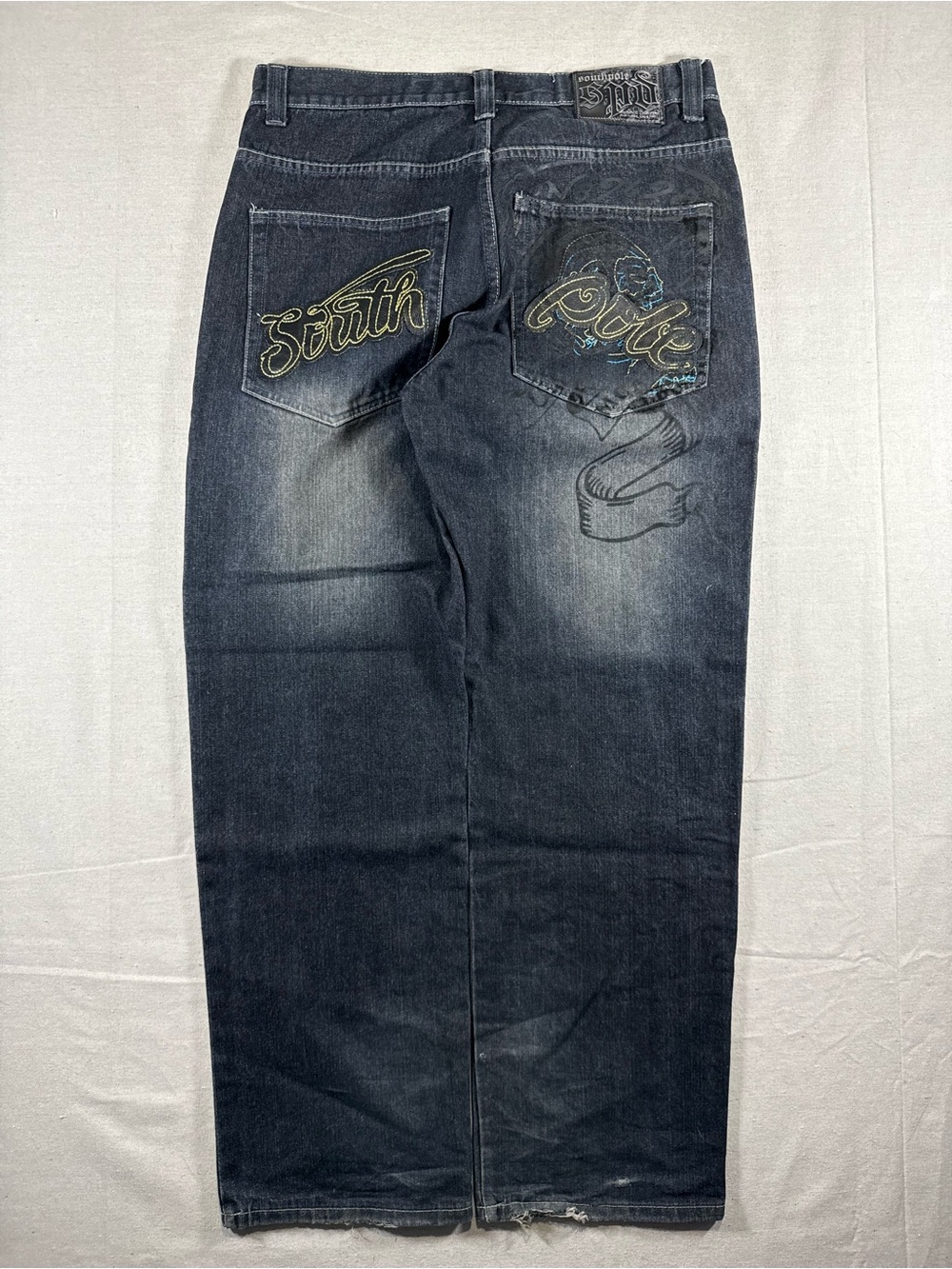 Y2K Baggy Southpole Jeans Y2K Black Denim Southpole Baggy Jeans Jesse Pinkman
